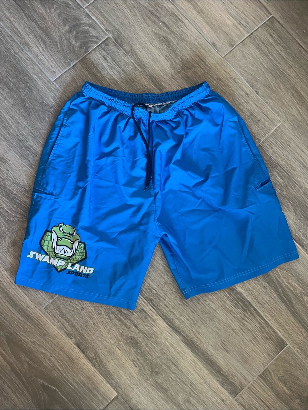 Men's Royal Blue Athletic Swim Shorts